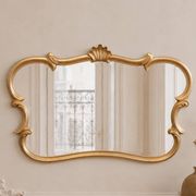 Large wall mirror with golden stucco mouldings – Louis XV Rococo style – 124