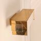 Vintage brass and Perspex wall light, France 1960.