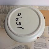 Vintage vase faience sparrow bird signed arnaldo italian ceramic