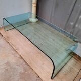 Large glass coffee table