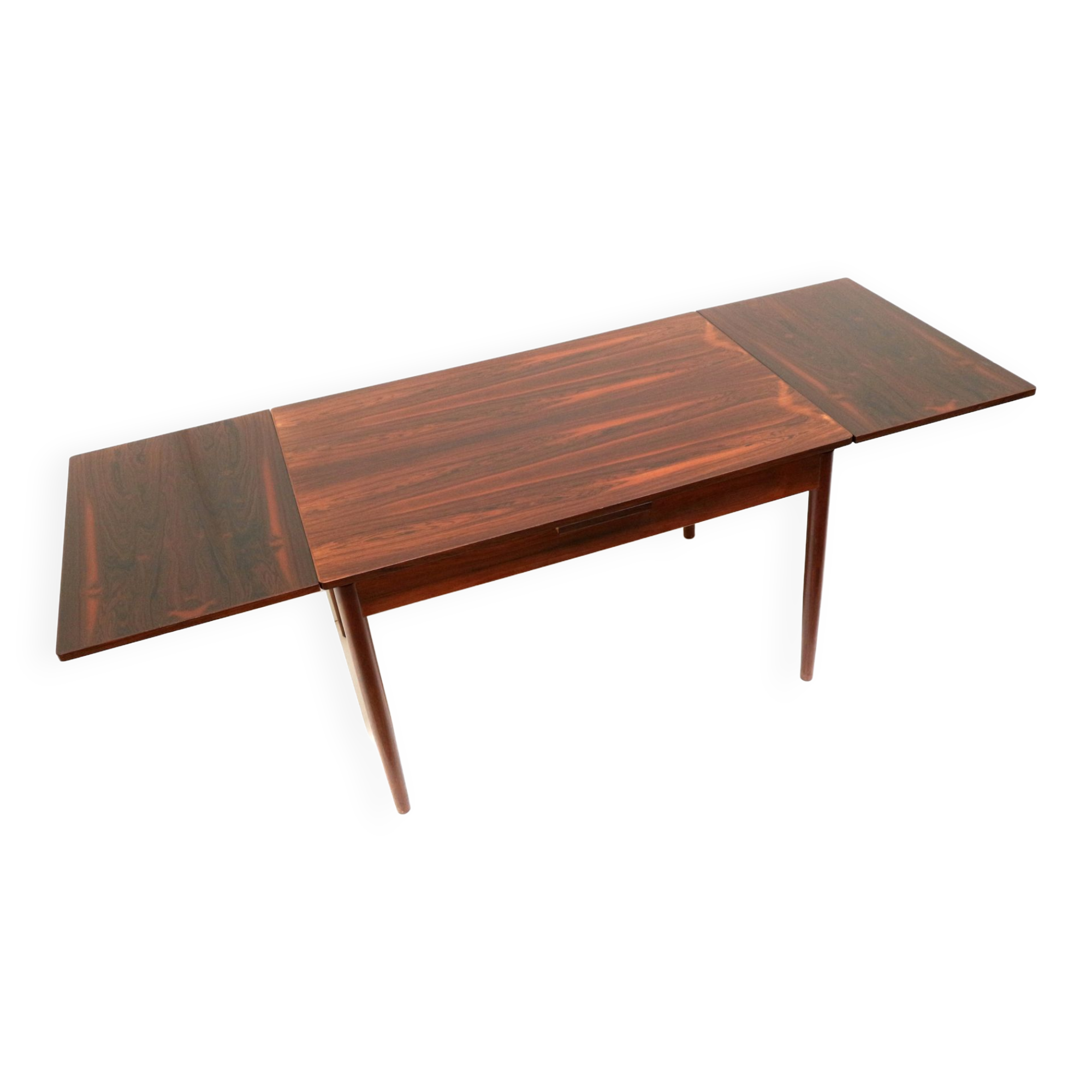 Vintage extendable rosewood dining table made in the 60s