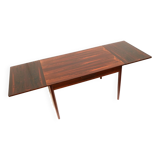 Table à manger vintage extensible en palissandre fabriquée dans les années 60