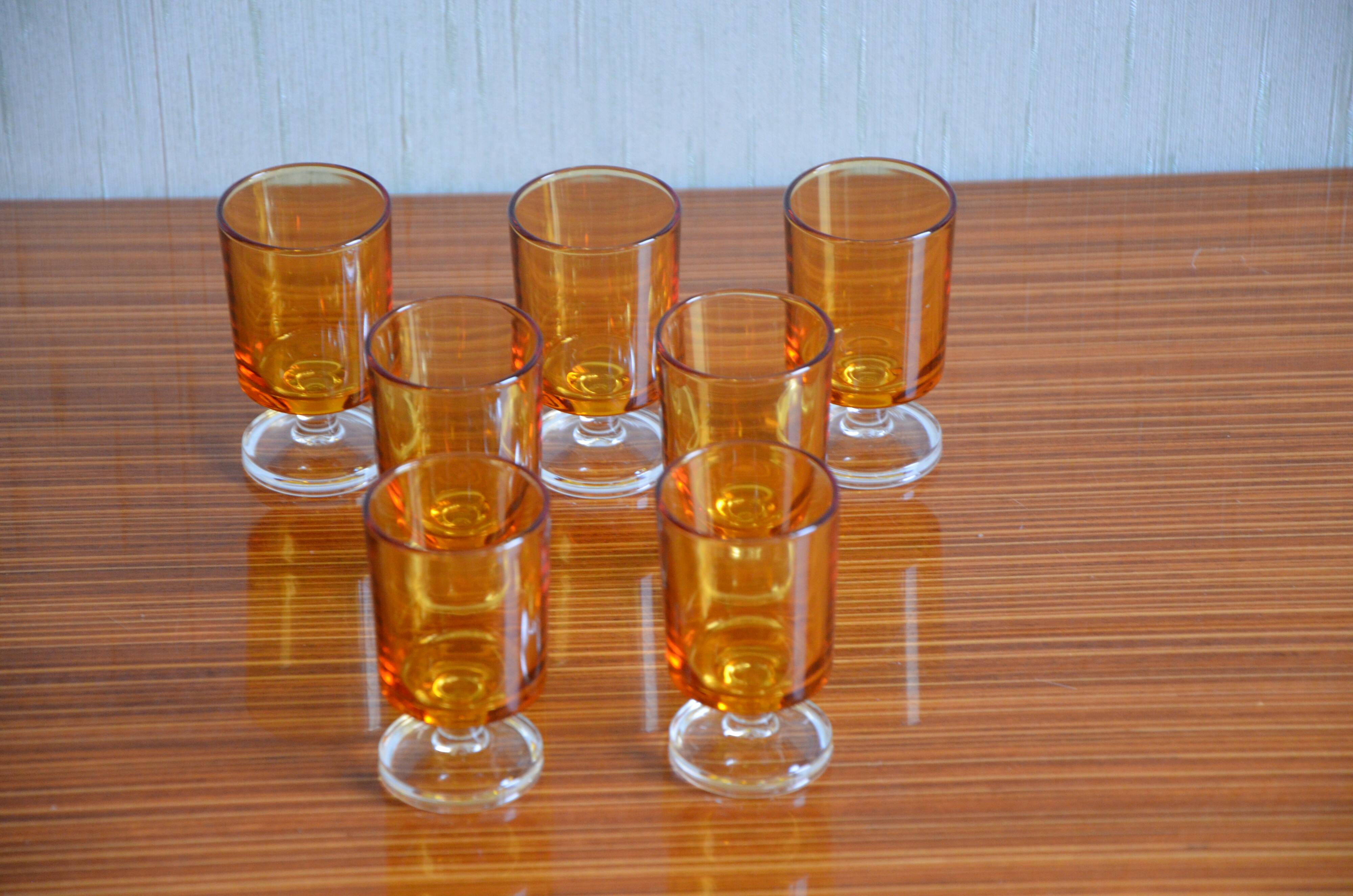 Luminarc liqueur glasses