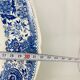 Large Deep Round Plate Villeroy and Boch Burgenland Model Blue