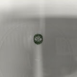 Hollow dish in Limoges porcelain - White and Silver