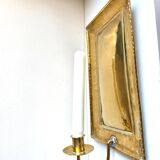 Large ScandiSca Vintage Brass Wall Candle holder  Sconce  height 34 cm