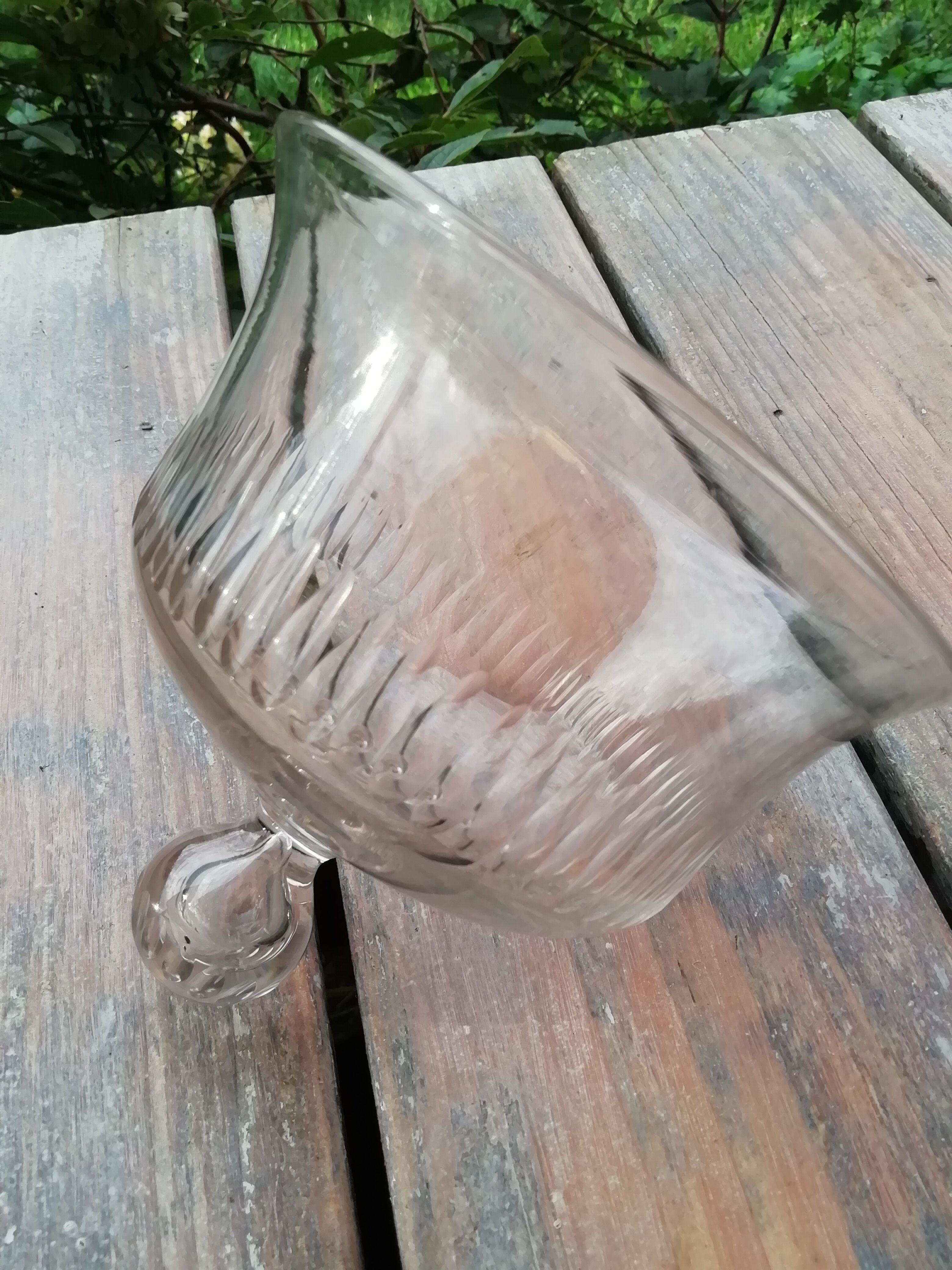 Crystal bell with tray