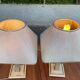 Pair of vintage table lamps from the 70s/80s — Hollywood Regency / Neoclassical style