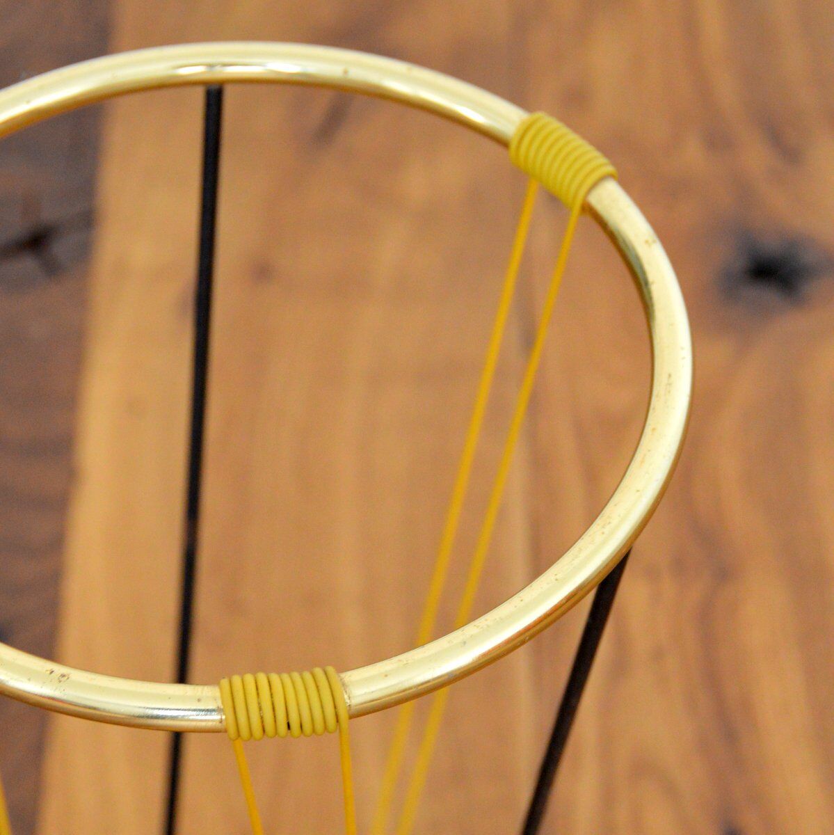 Vintage scoubidou umbrella holder 1950s