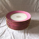 Set of 8 flat plates