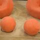 Pair of "Mamma" armchairs with footrest by Gaetano Pesce