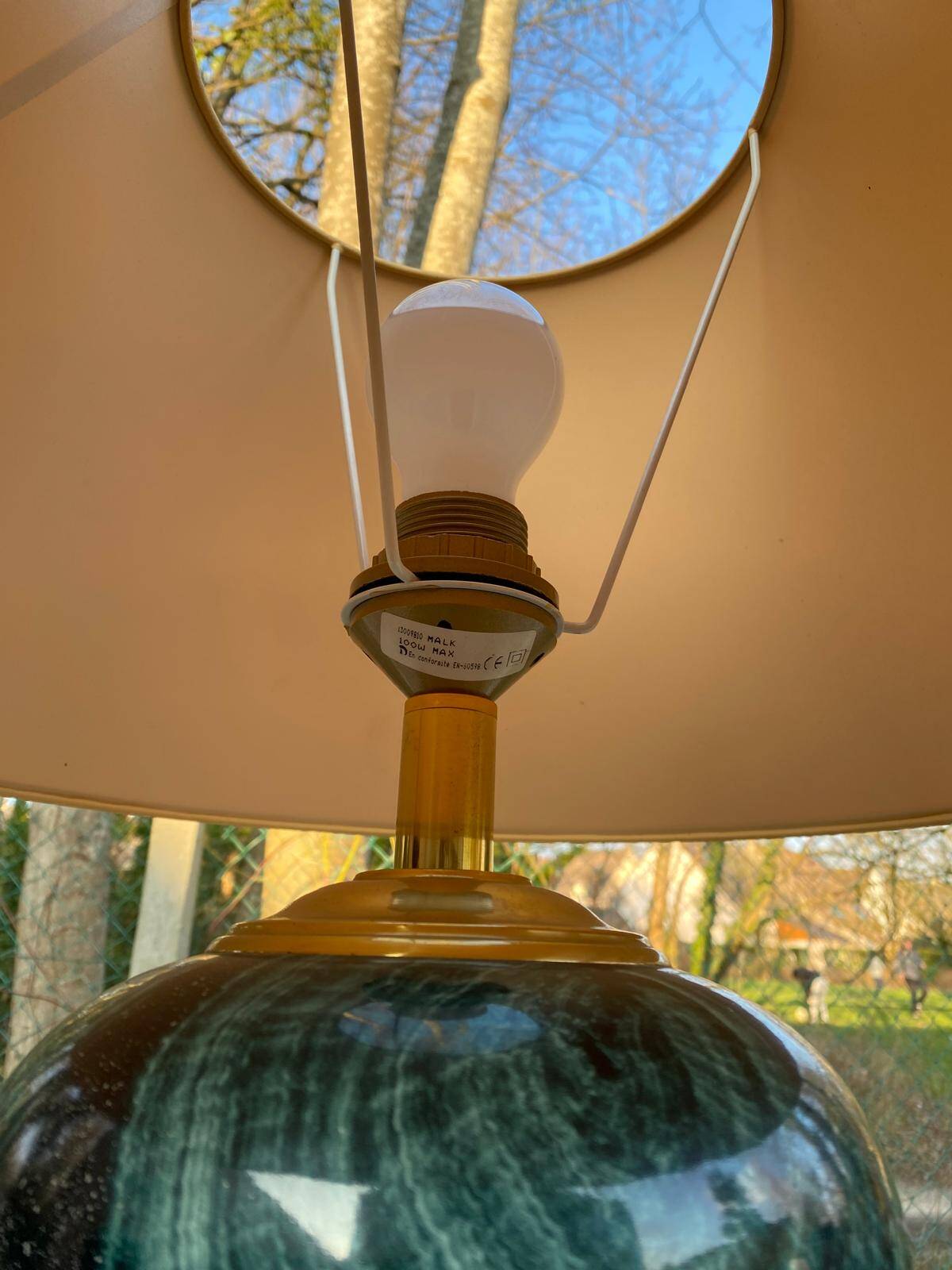 1960s lamp by Maison Le Dauphin of France