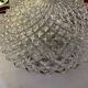 60s glass wall light