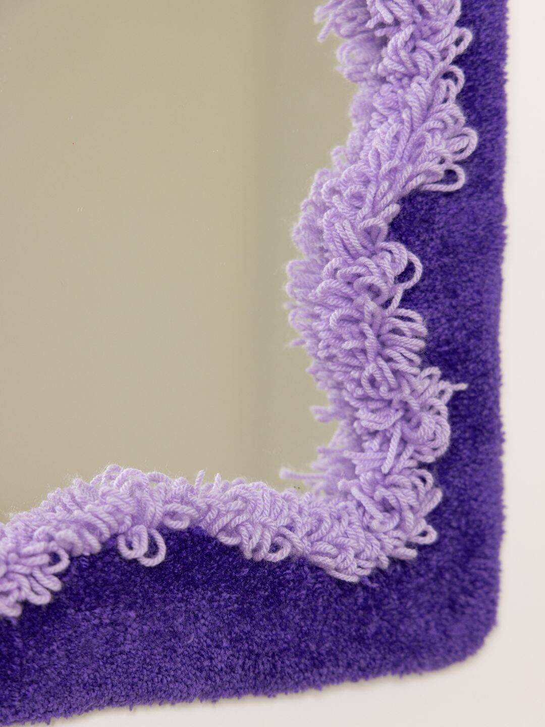 Small purple organic mirror