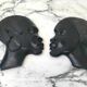 Sculptures profils africains en ébène