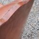 Leather club armchair back mustache from the 30s