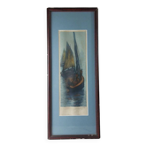 Old painting / print / engraving / lithograph, Georges Pierre Guinegaul