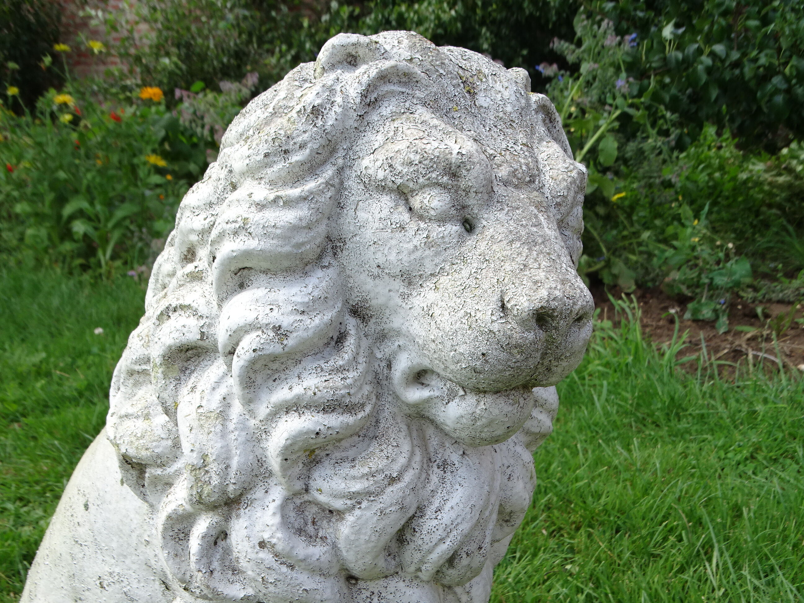 Pair of stone lions