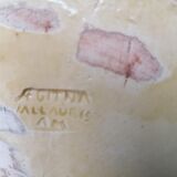 Vallauris gargoulette jug signed Aegitna