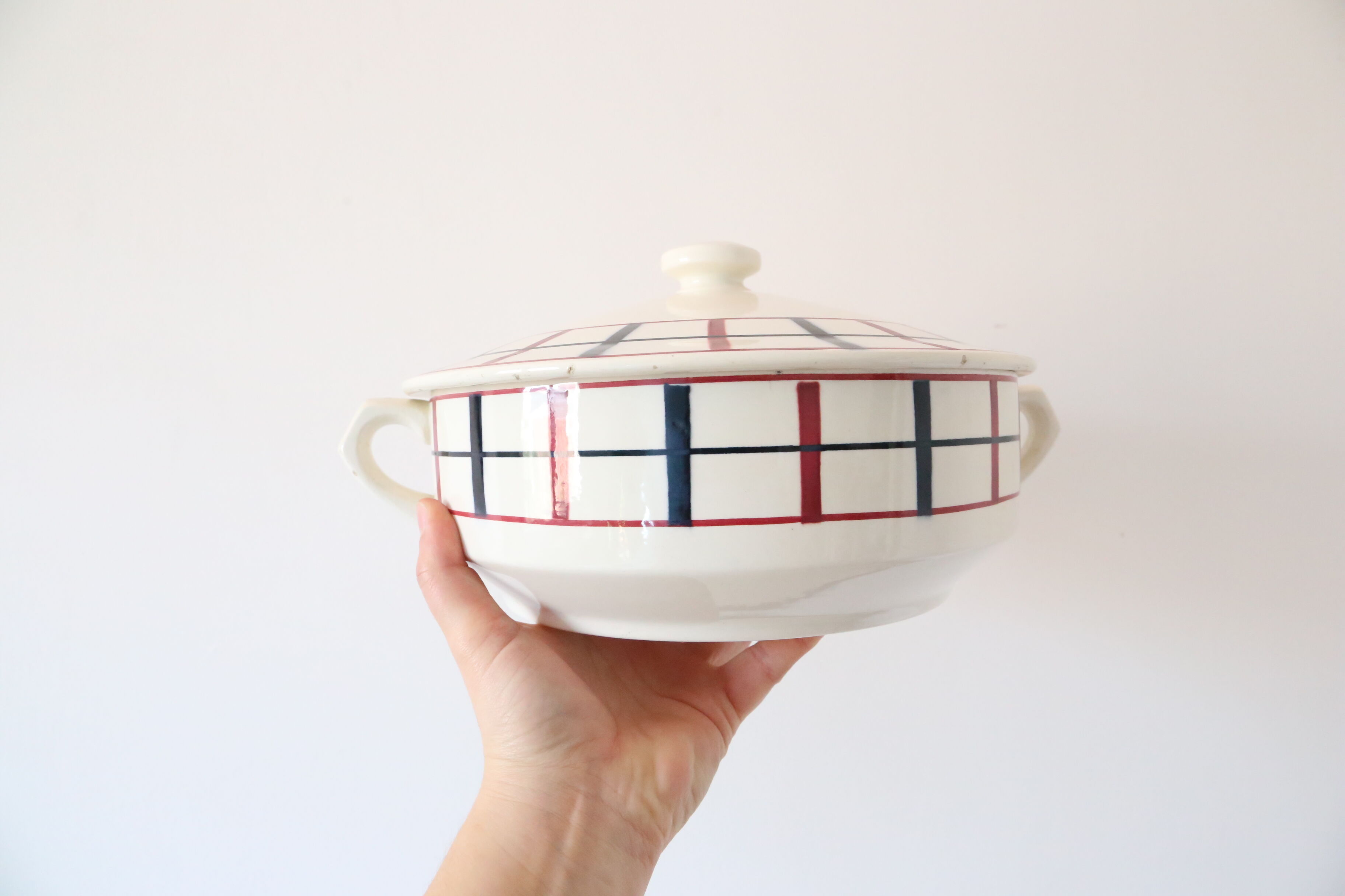 Soup bowl, Saint Amand, vintage