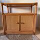Vintage rattan and caned sideboard