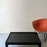 Space Age coffee table in black fiberglass, 1970s design