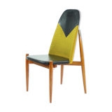 Tall Dining Chairs in Teak Wood, Czechoslovakia circa 1970