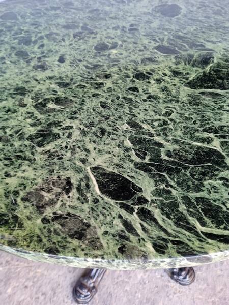 80cm marble bistro table / pedestal table