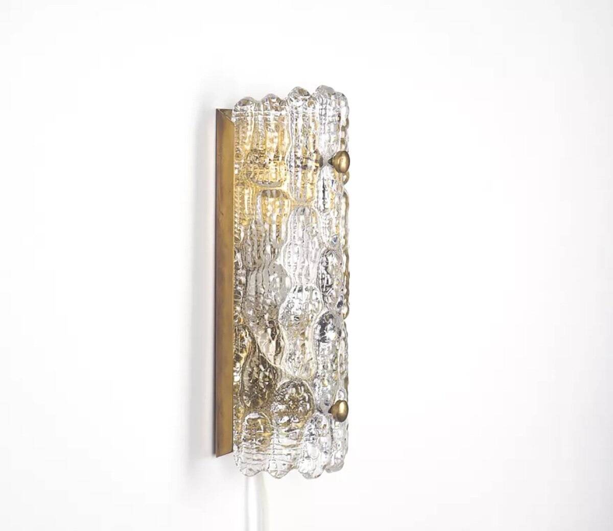 Lyfa Glass wall lamp Gefion by Carl Fagerlund, 1960's