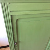 Small vintage green buffet