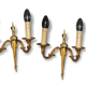 LOUIS XVI style sconces bronze