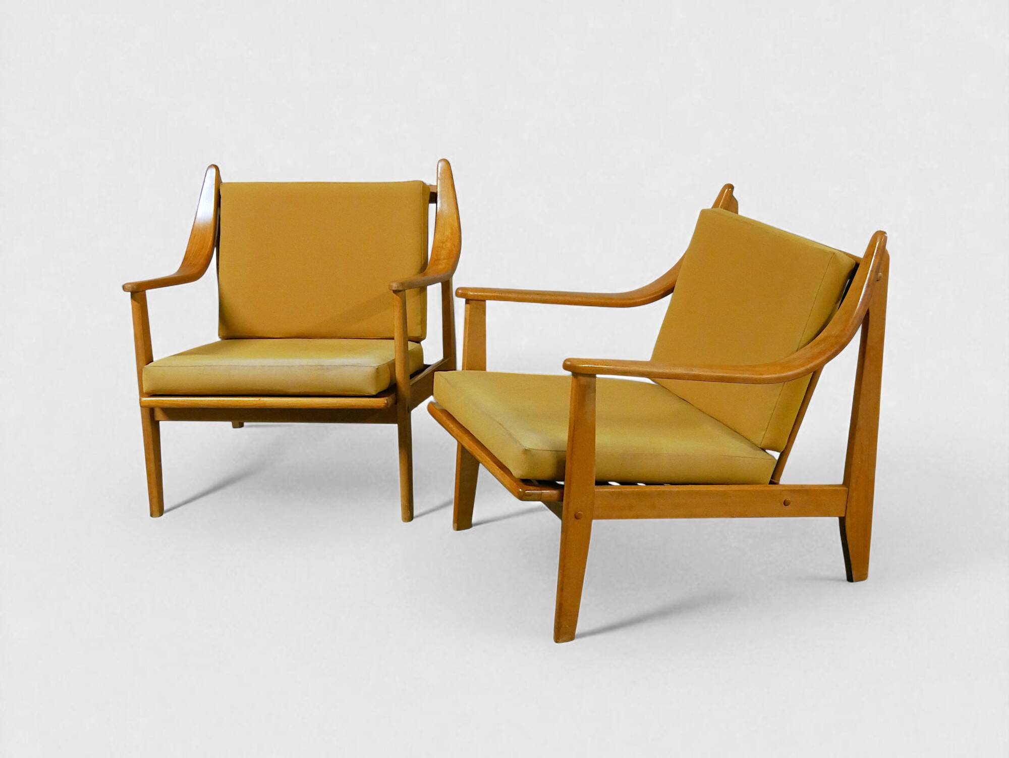 Pair of Scandinavian armchairs - Vintage circa 1960