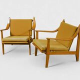 Pair of Scandinavian armchairs - Vintage circa 1960