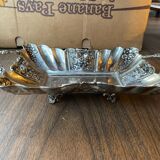 Empty pocket in silver metal