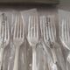 Set of 12 forks by Christofle