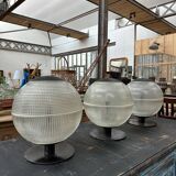 Suite of 3 70s holophanes