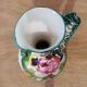 Italian ceramic vase with floral decoration