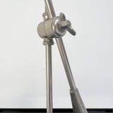 Silver coloured Bocx table lamp, 1980s