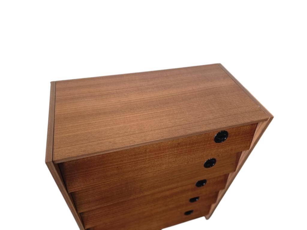 Vintage wooden shoe cabinet / drop-leaf cabinet