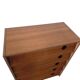 Vintage wooden shoe cabinet / drop-leaf cabinet