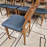 Set of 5 Scandinavian chairs
