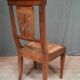 Chaise paillee dix neuvième siecle