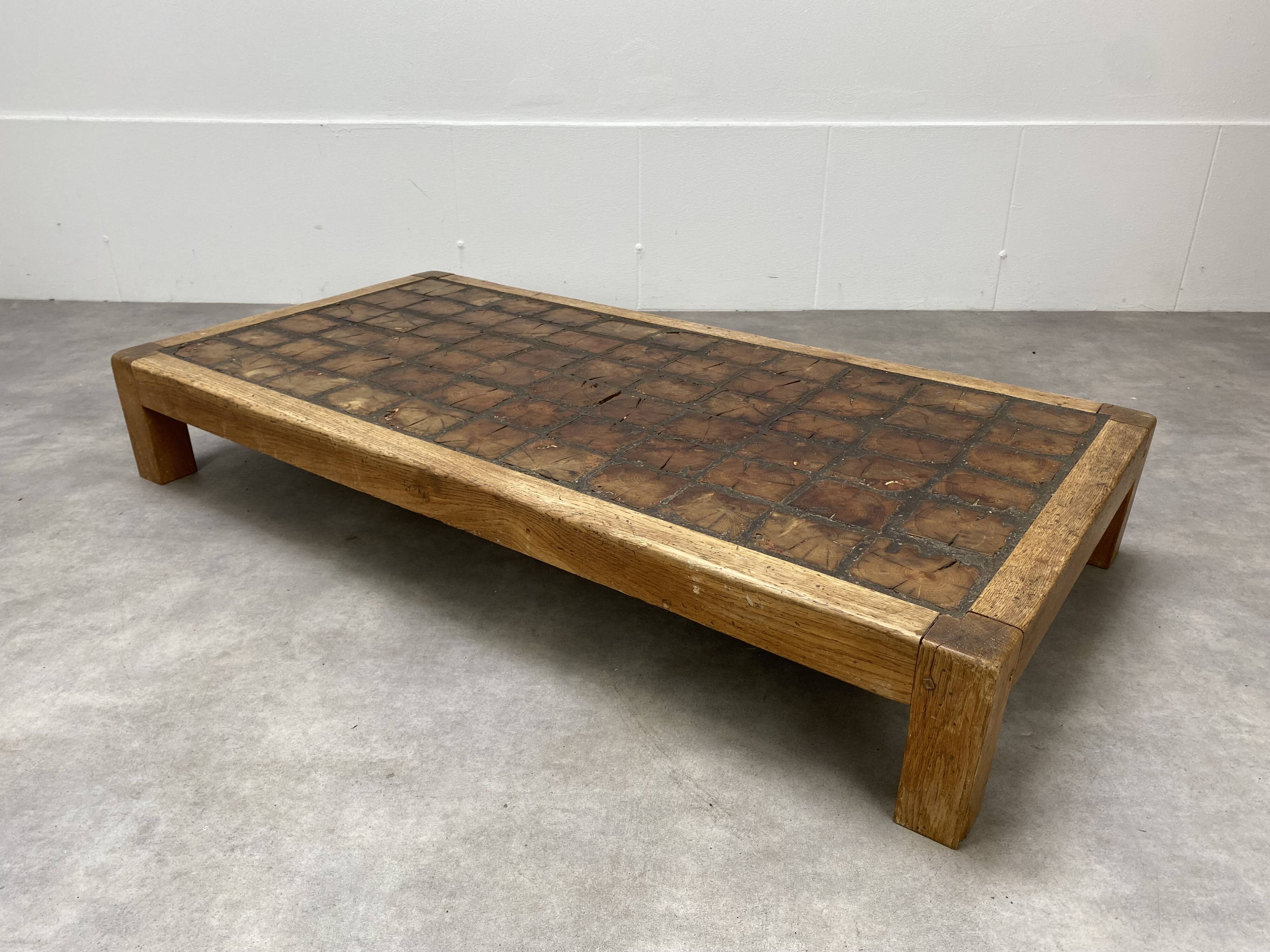 Coffee table by maison De Tonge in wood