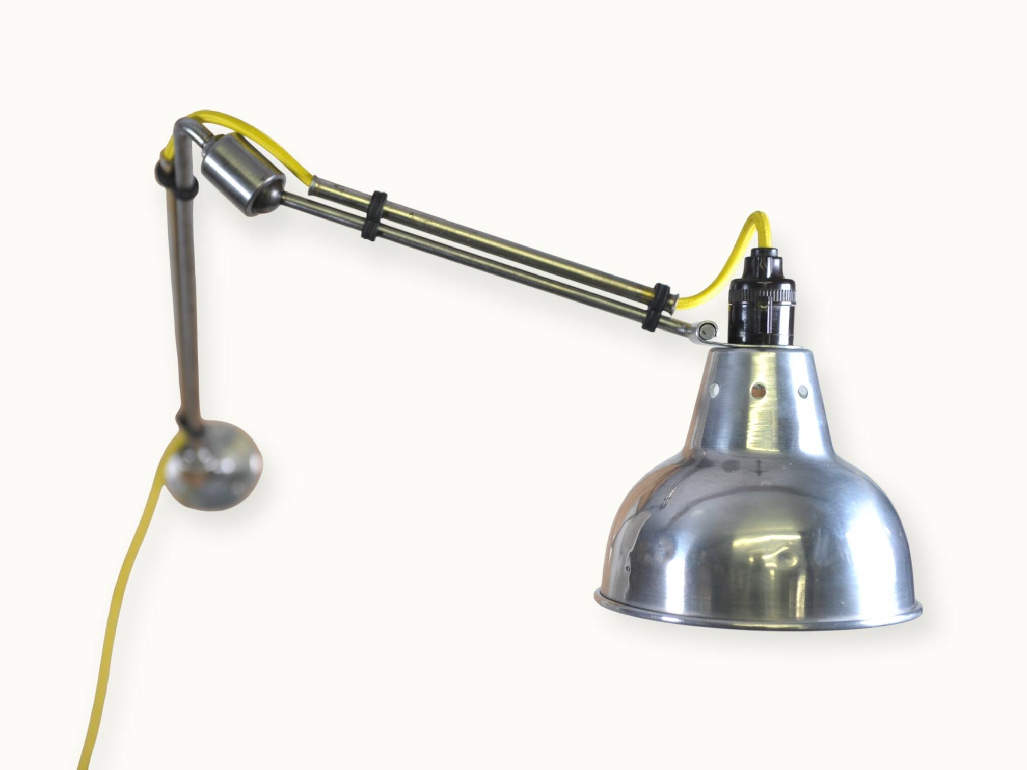 Lampe éclair n°5 – eugène émile houillon – métal, rotule acier – c.1930