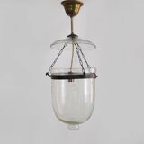 Glass bell lantern with its fumivore. XIXth