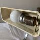 Chrome metal desk lamp