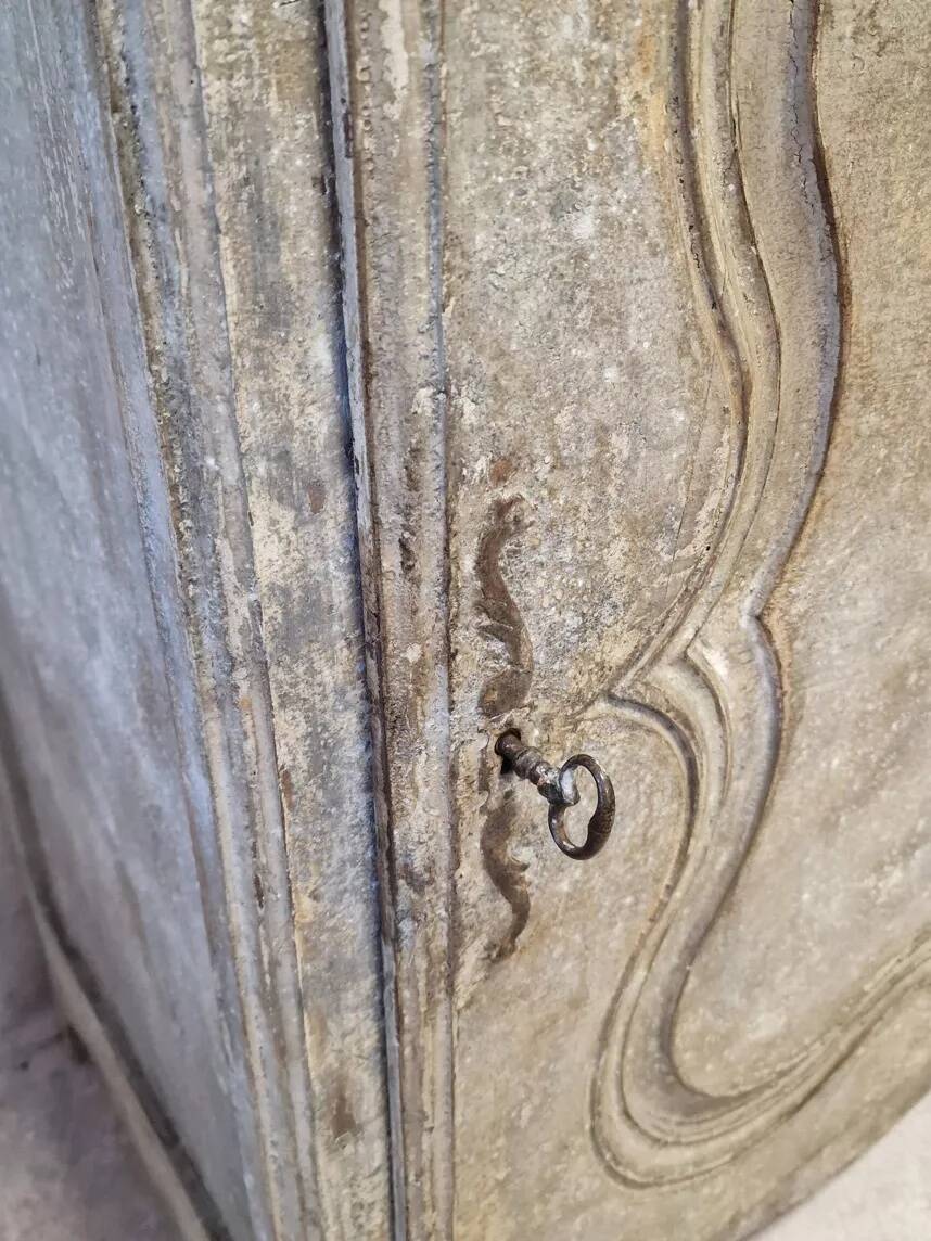 Antique 1-door buffet/patina jam cupboard