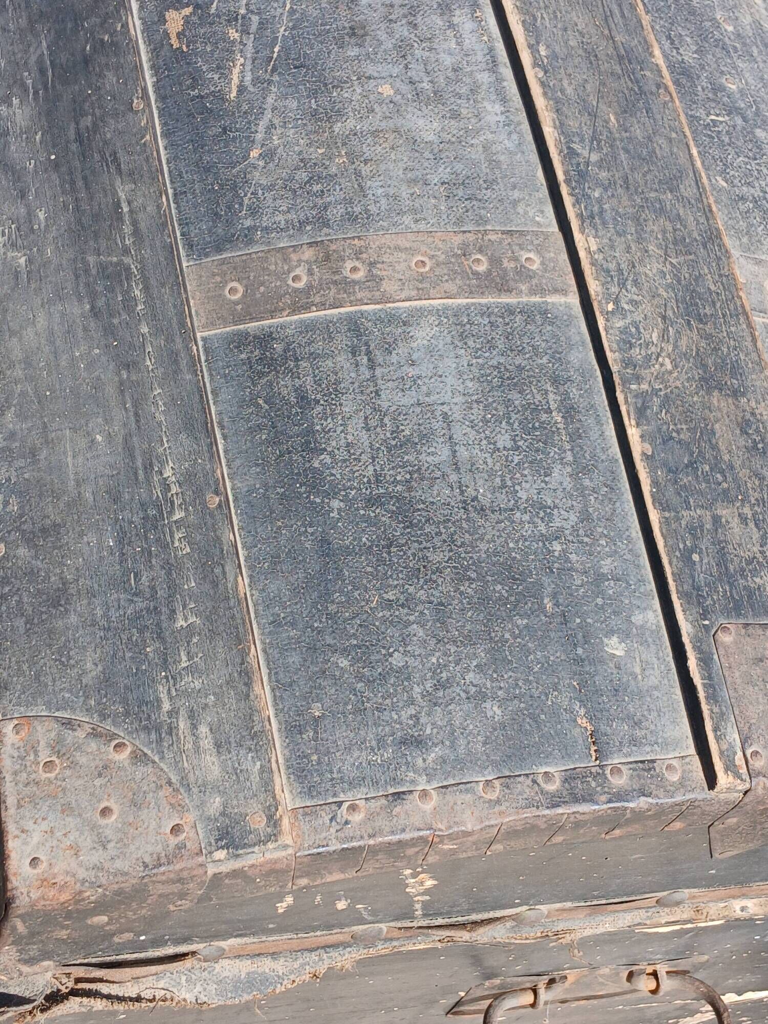 Malle Bombée Ph. Drevet Paris 1867 / Antique French Domed Trunk Napoleon II