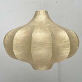 Modern mid-century Cocoon pendant lamp by Friedel Wauer for Goldkant Leuchten, Germany, 1960s.
