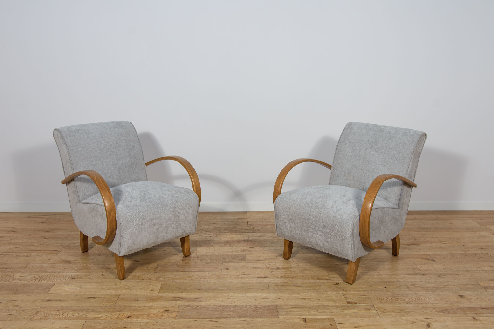 Model 410 armchairs by Jindřich Halabala for Up Závody, 1930s, set of 2